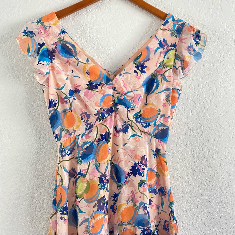 SALONI Floral Multicolor Dress - Picture 3 of 11